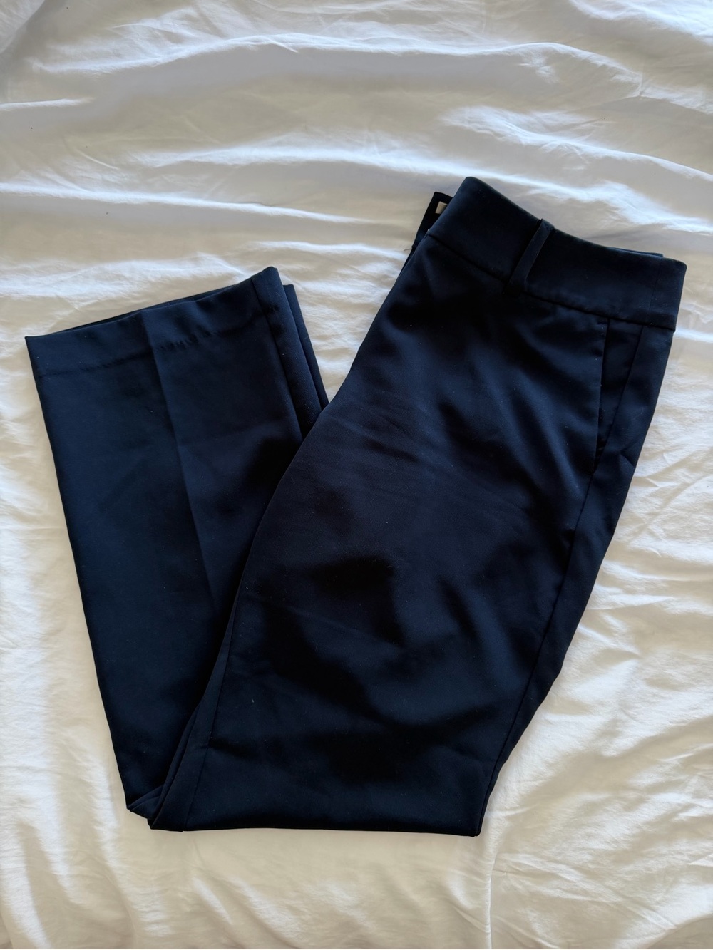 Loft Outlet Navy Blue Women’s Straight Leg Trouser Pant Size 10P